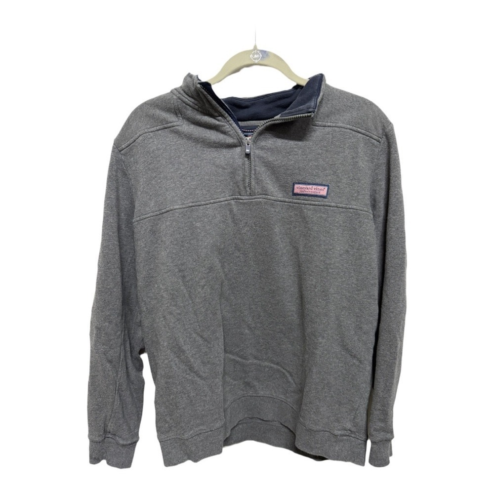 Vineyard Vines THE SHEP SHIRT 1/4 Zip Fleece Pullover Sweater Size Large Mens